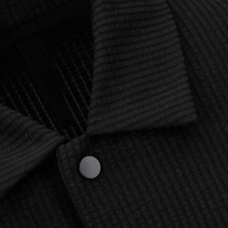 COACH JACKET COOLMAX SEERSUCKER - BLACK