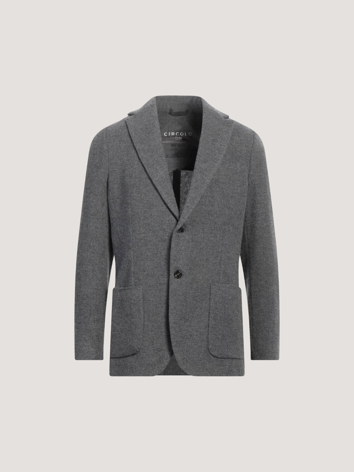 CIRCOLO 1901 NEW LIGHT FLEECE BLAZER – CARBON MEL