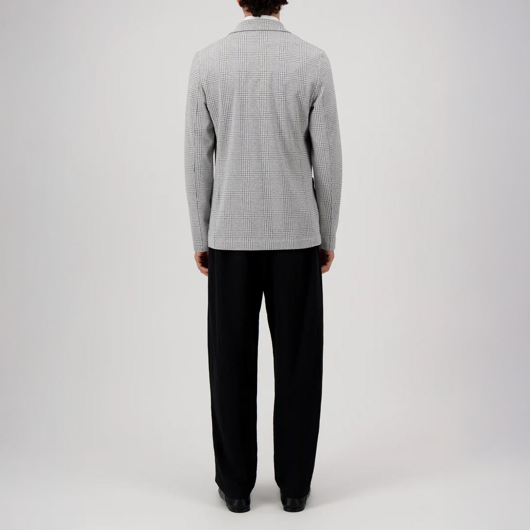 SINGLE BREASTED BLAZER P.O.W - BLACK & WHITE