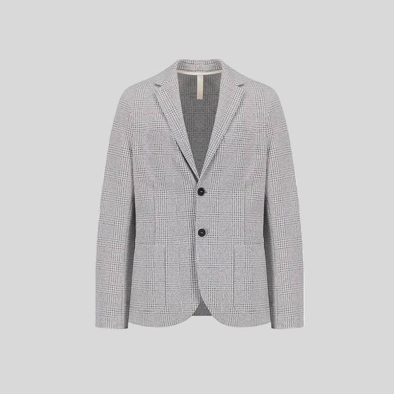 SINGLE BREASTED BLAZER P.O.W - BLACK & WHITE