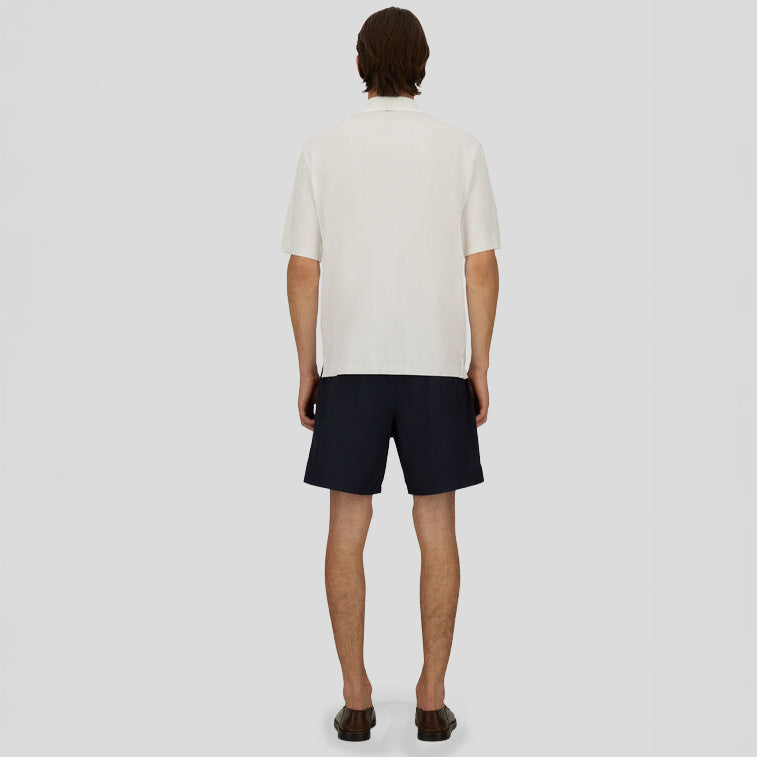 JERSEY KNIT SHIRT - WHITE