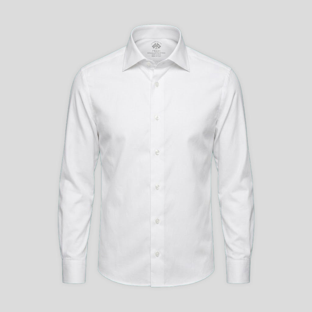 DOUBLE TWISTED SHIRT - WHITE