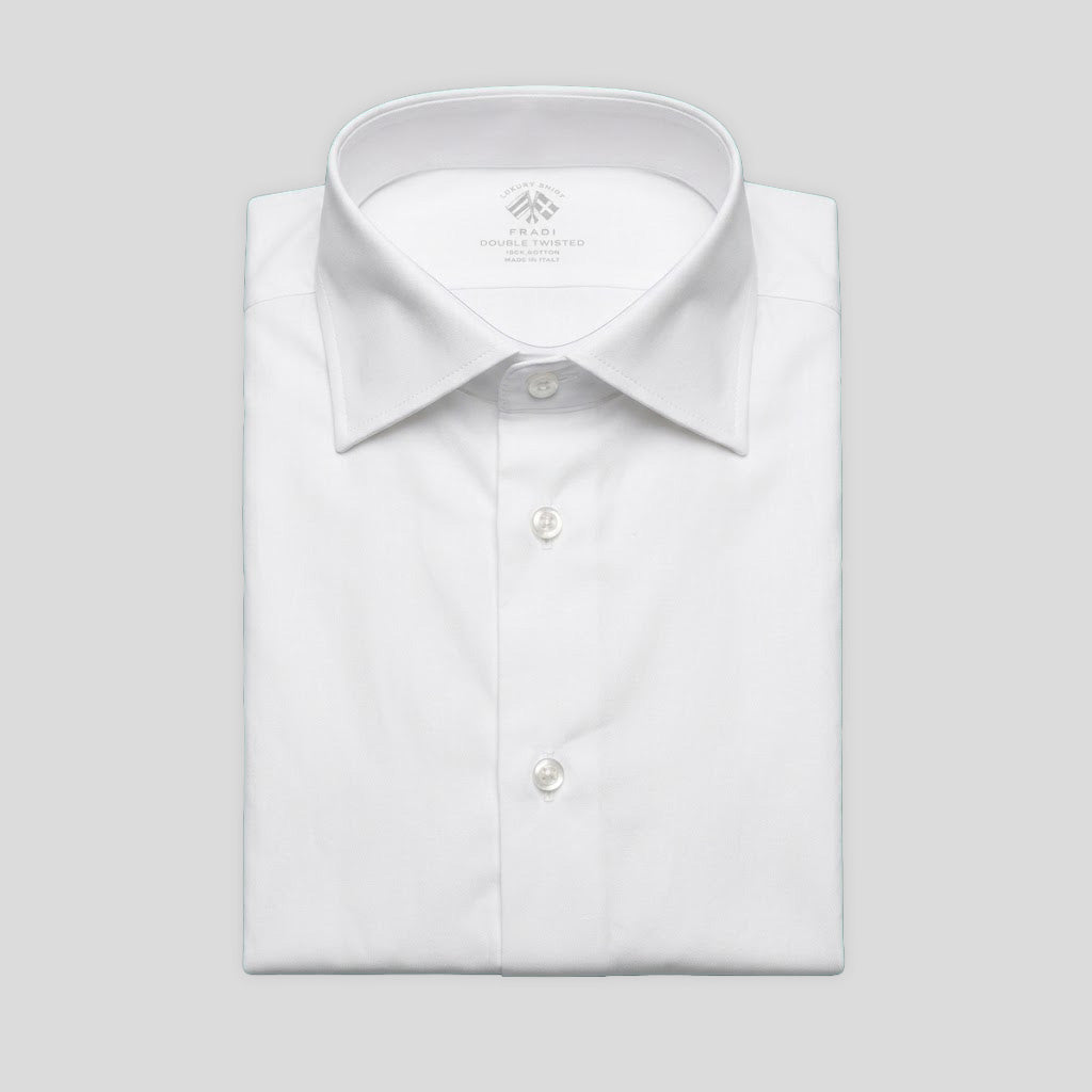 DOUBLE TWISTED SHIRT - WHITE