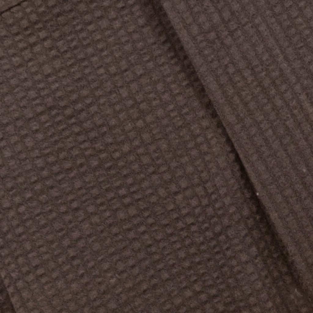 PLEATED TROUSERS COOLMAX SEERSUCKERS - MOLE BROWN