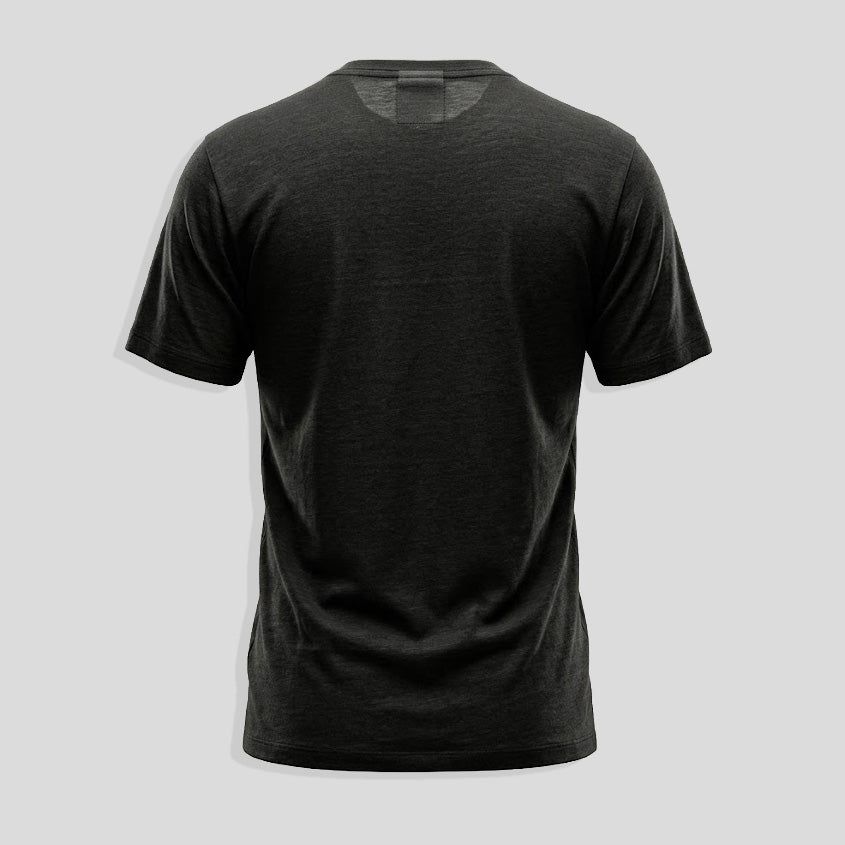 LINEN T-SHIRT - NERO BLACK