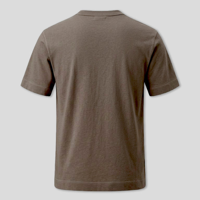 COTTON T-SHIRT - MORO BROWN