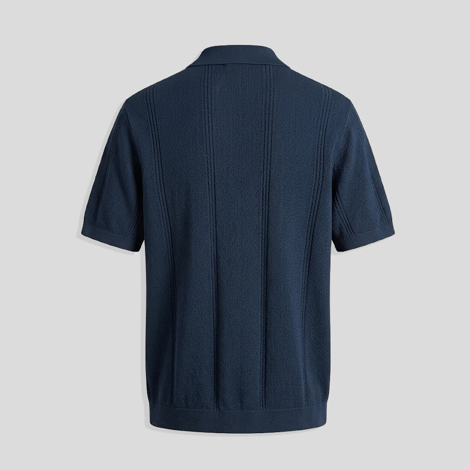 COTTON OVERSHIRT -  NOTTE BLUE