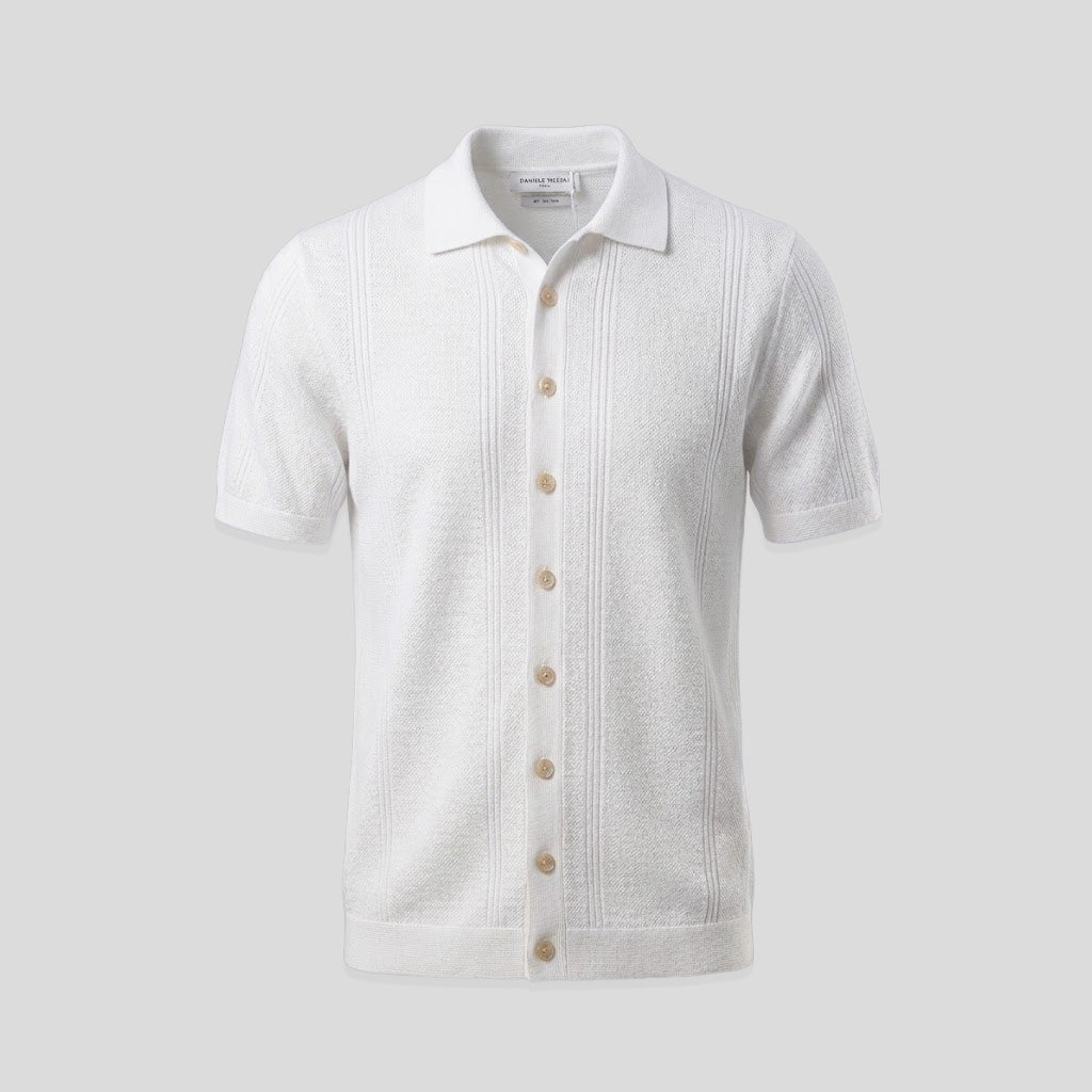 COTTON OVERSHIRT - PANNA WHITE