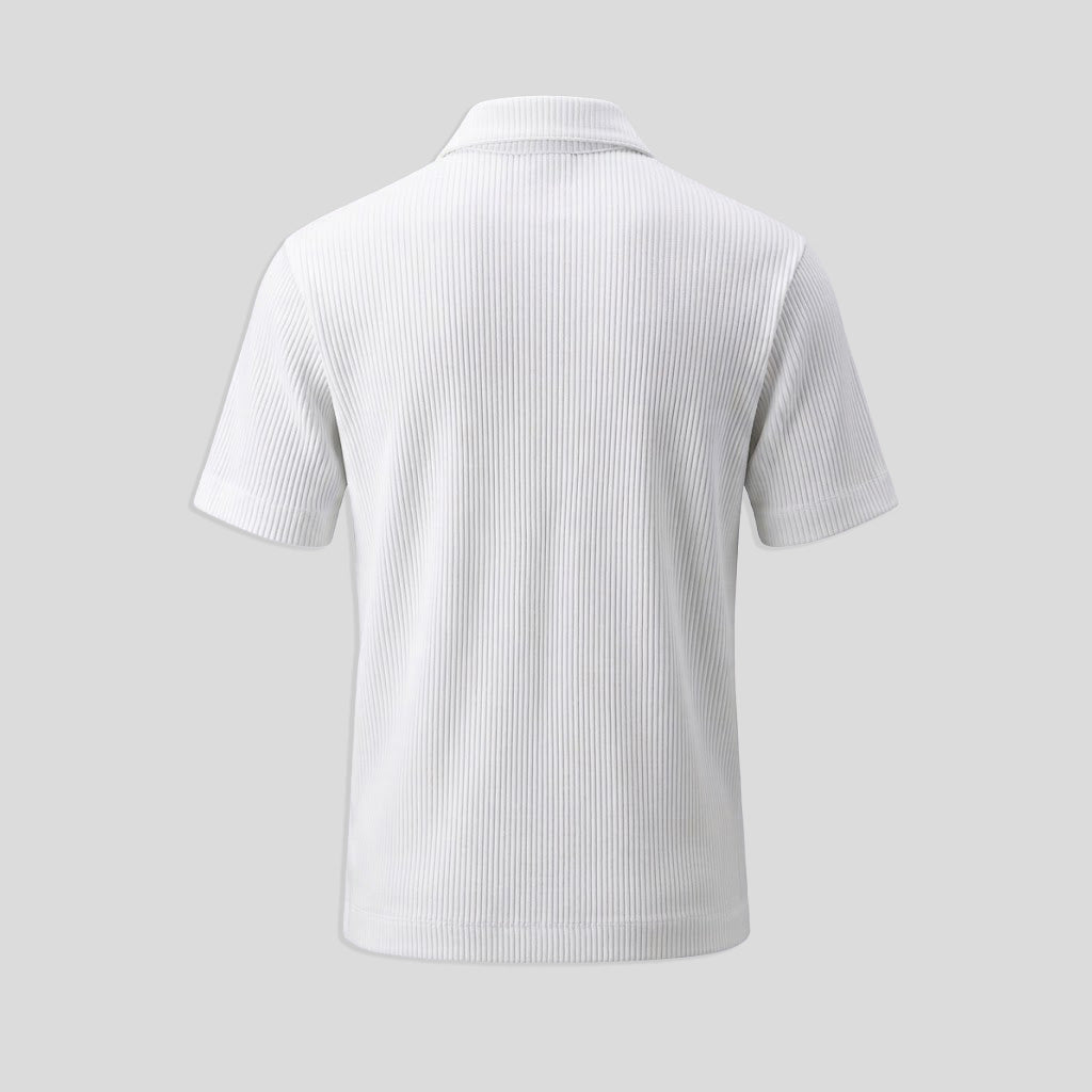 KNITTED OVERSHIRT - PANNA WHITE