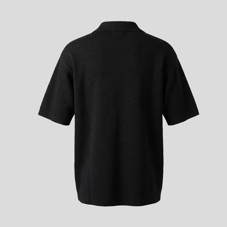 COTTON OVERSHIRT - NERO BLACK