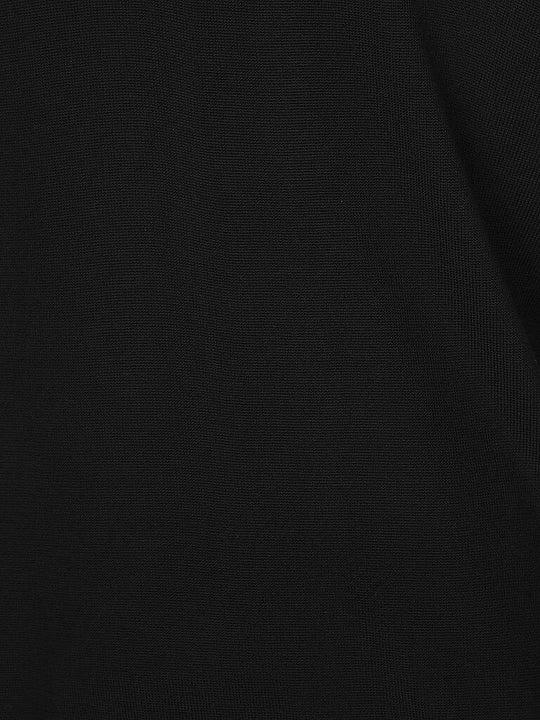 MERINO WOOL CREW NECK - NERO BLACK