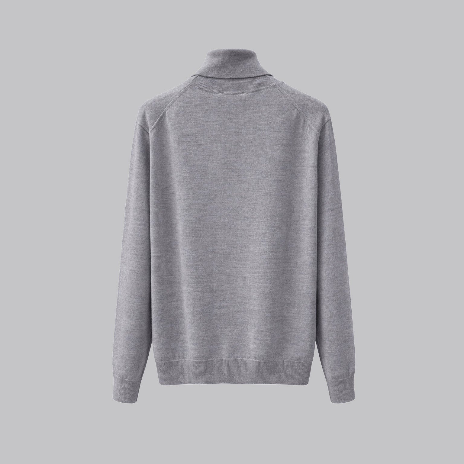 LONG SLEEVE MOCK-NECK SWEATER - PIETRA