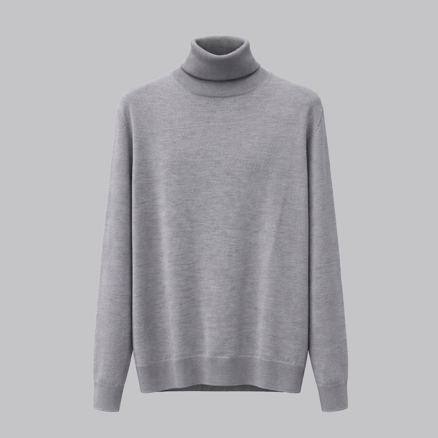 LONG SLEEVE MOCK-NECK SWEATER - PIETRA