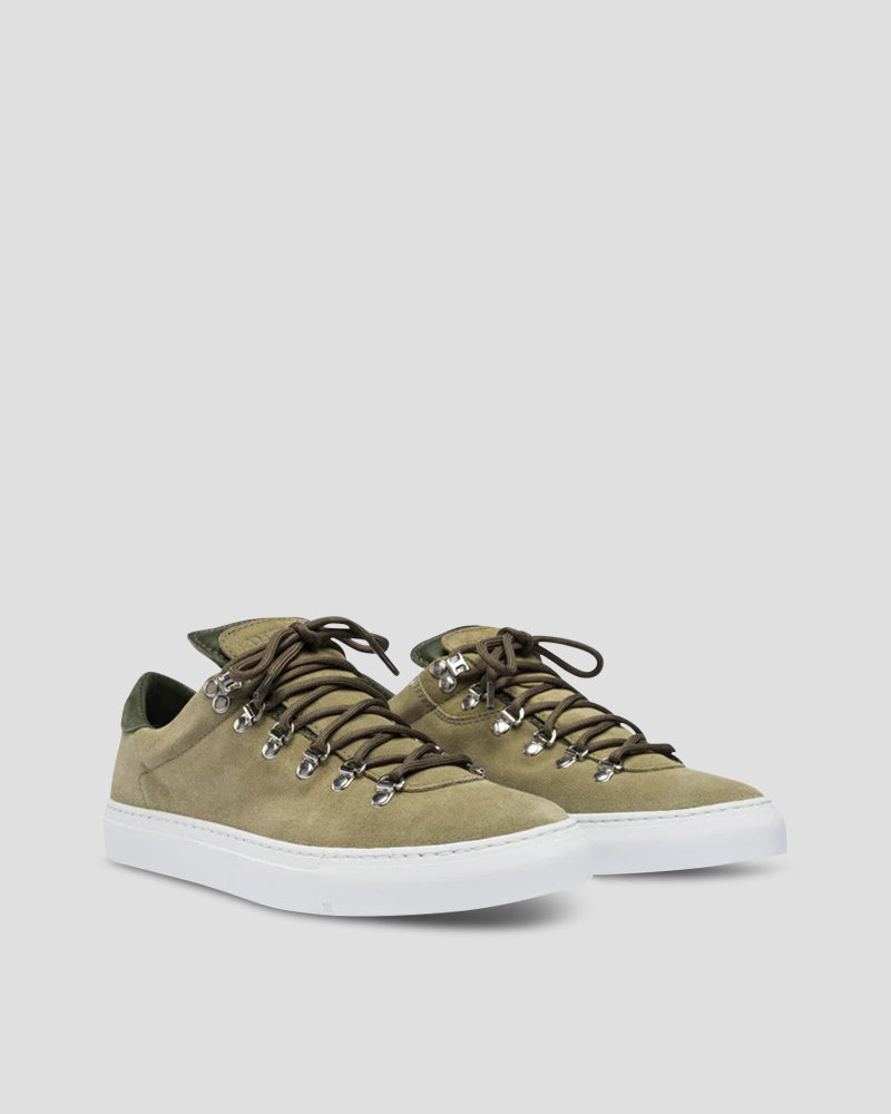 Marostica Low Sneakers - Olive Suede