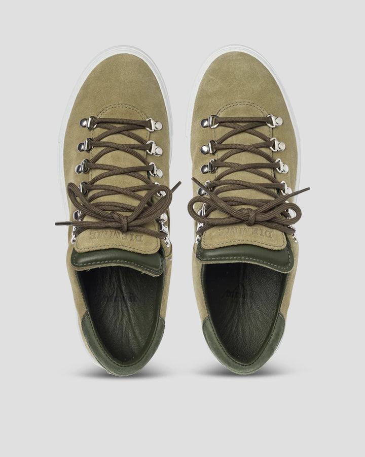 Marostica Low Sneakers - Olive Suede