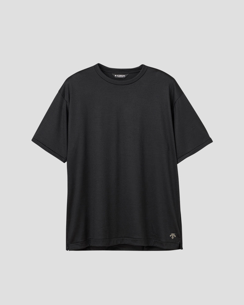 TOUGH WOOL 180 H/S T-SHIRT - BLACK