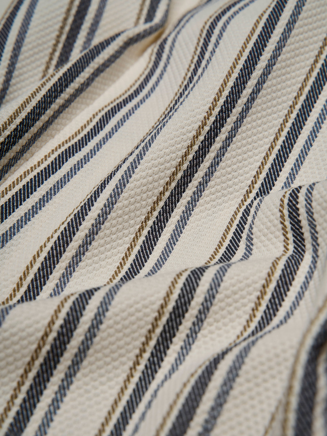 Multicolor Striped Jacket - Blue
