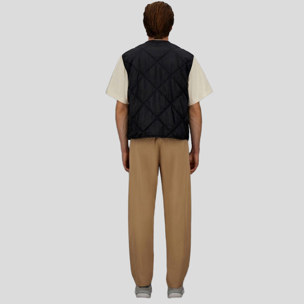 GILET MATELASSÉ ZIPPÉ - NOIR