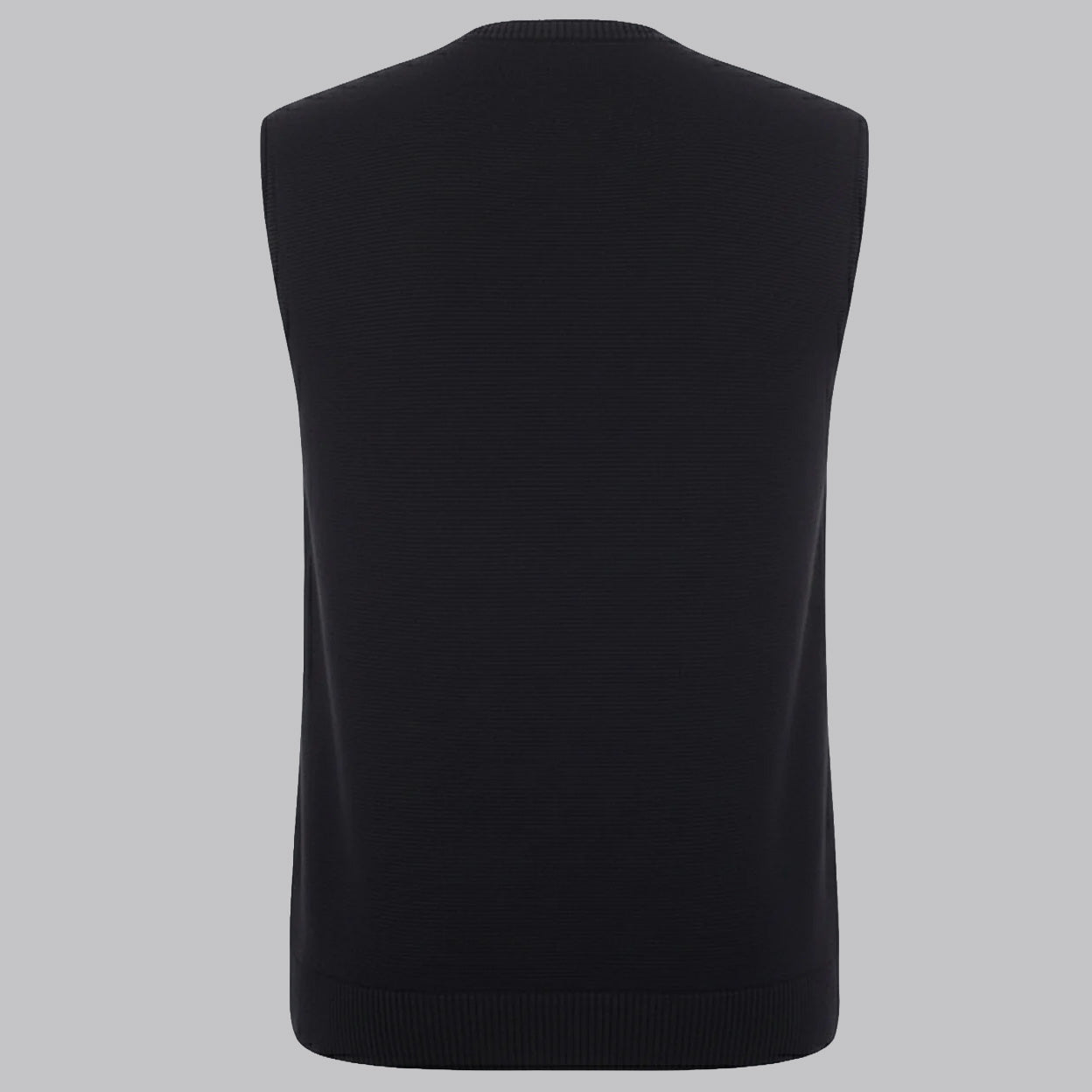 HANNES ROETHER WOOL VEST - BLACK