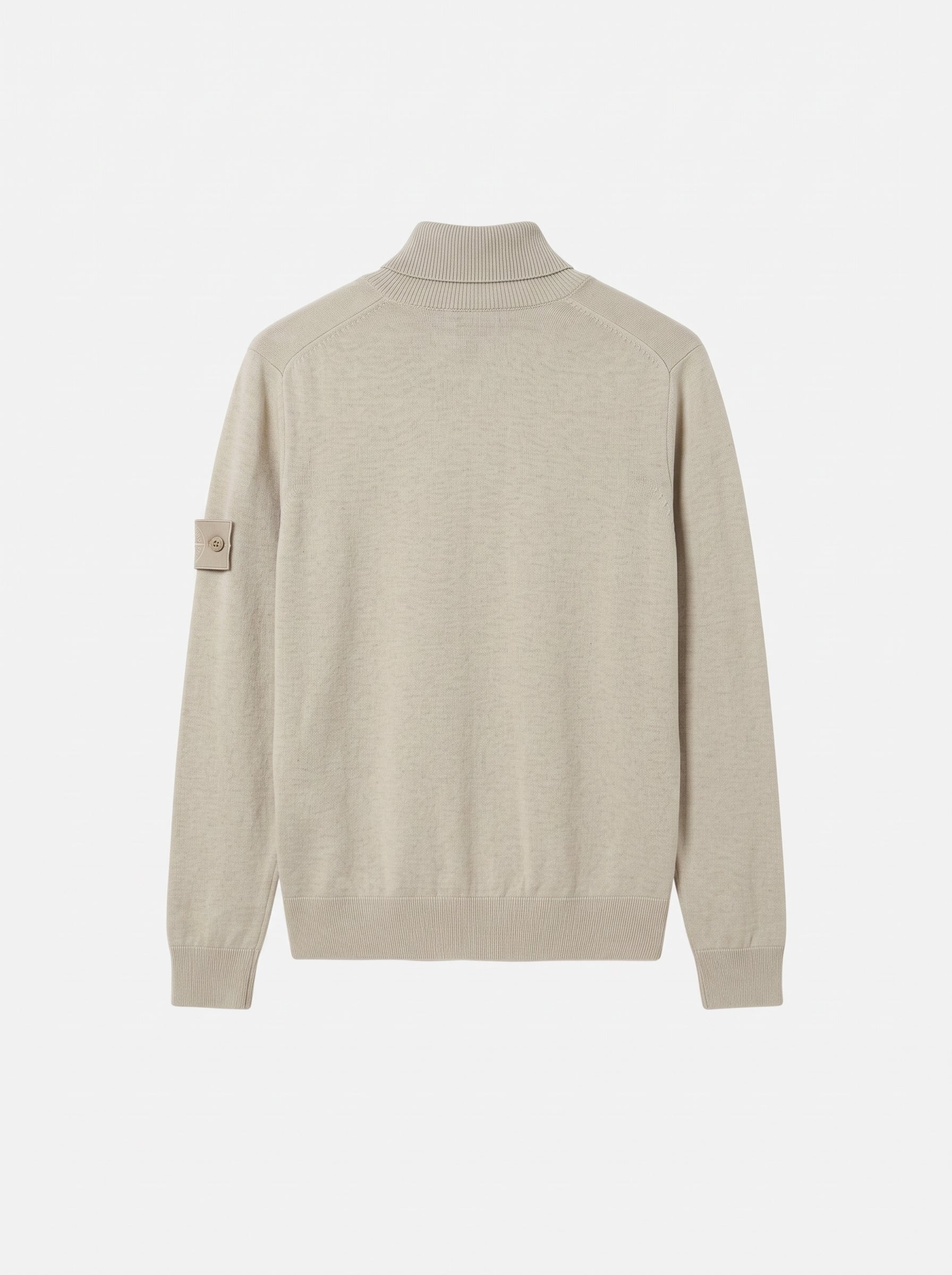S.I GHOST PURE RWS WOOL TURTLENECK - BEIGE