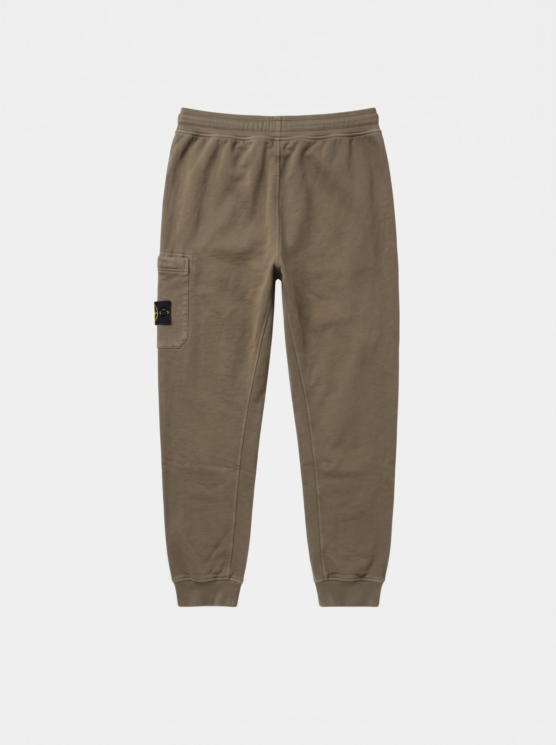 ORGANIC COTTON FLEECE CARGO SWEATPANTS - COAL GREY