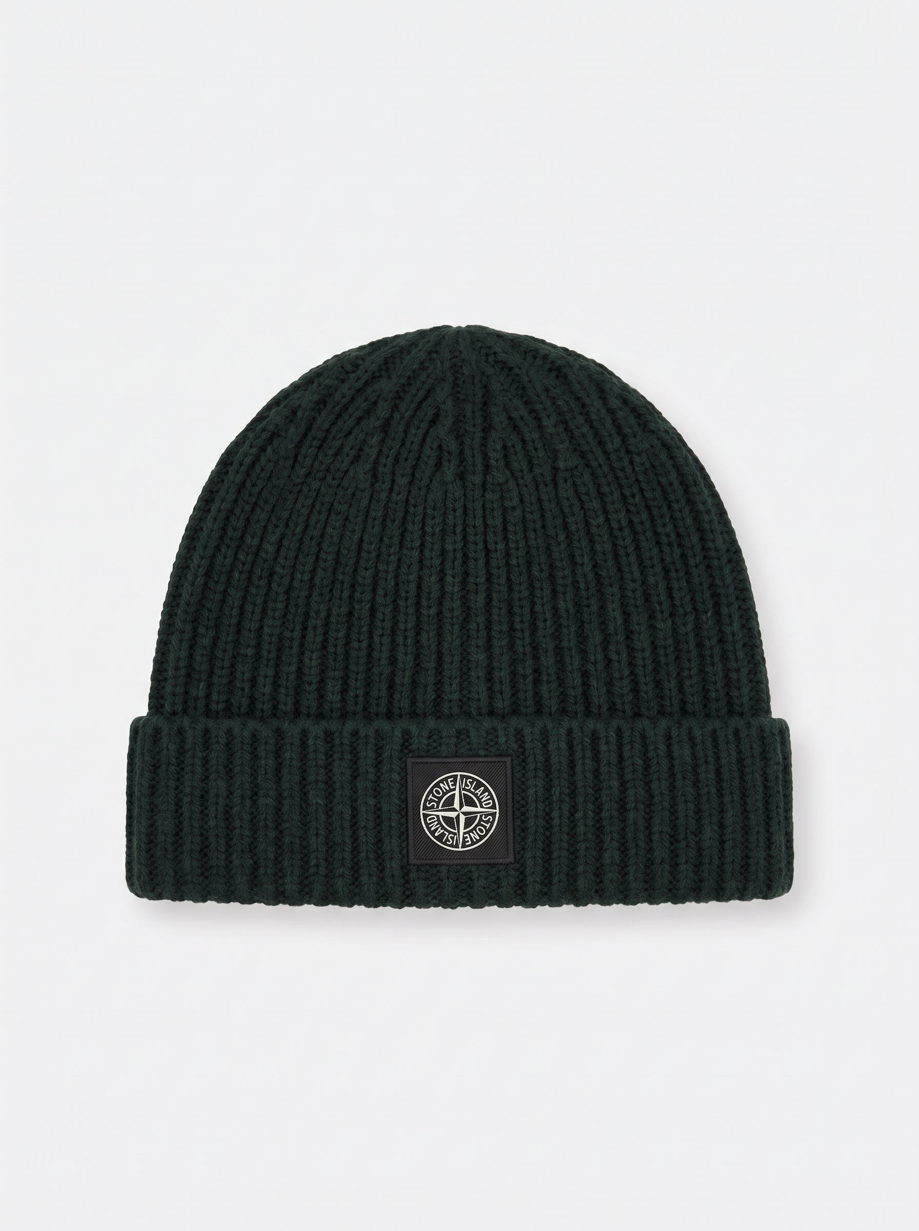 LIGHT RWS GEELONG WOOL BEANIE - DARK GREEN