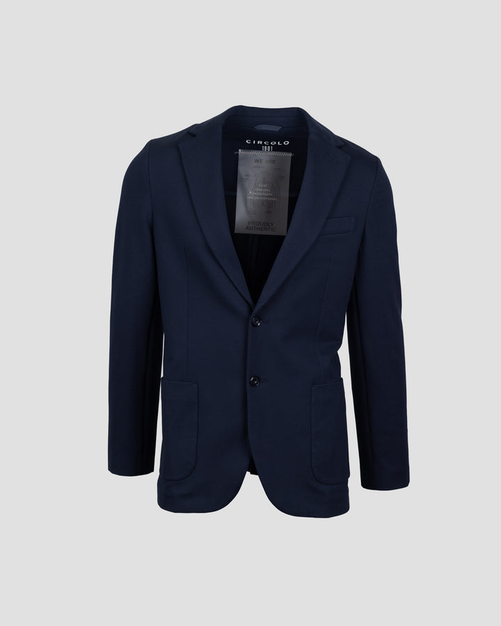 Travel stretch Blazer suit - Navy blue