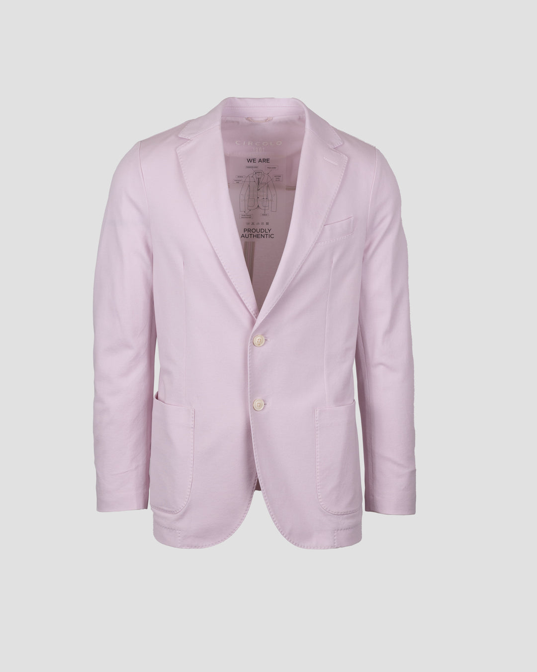 Single-breasted "summer jacket" - rosa