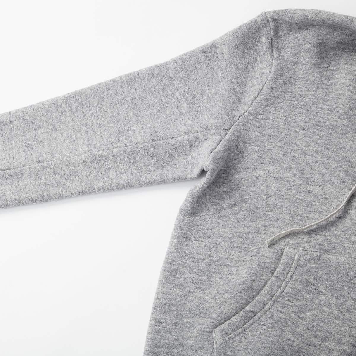 ZIP-UP PARKA HOODIE - GRAY
