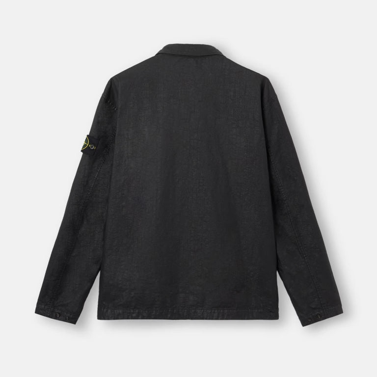 NYLON PANAMA-TC OVERSHIRT - BLACK