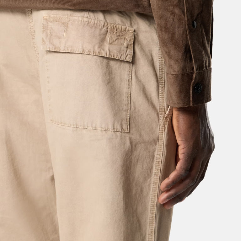 ORGANIC COTTON CHINO TROUSERS  - DESERT