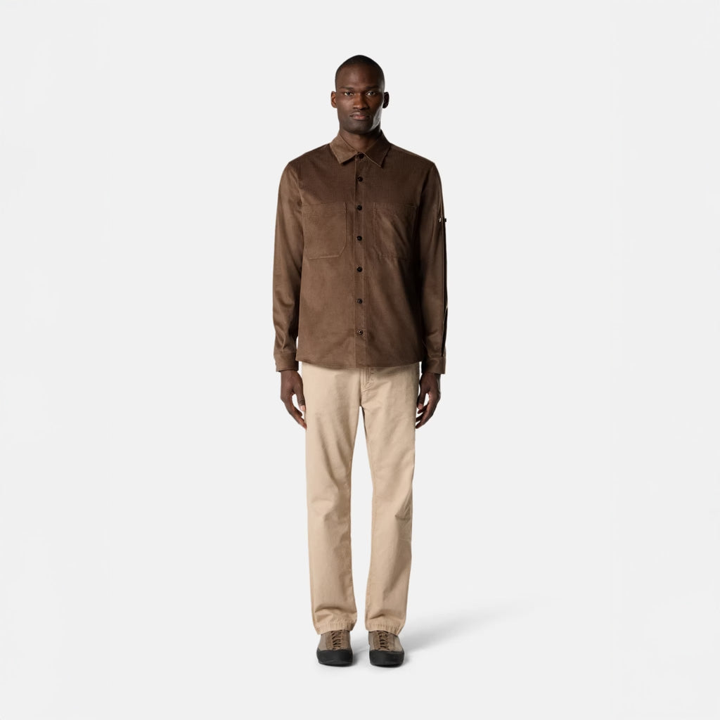 ORGANIC COTTON CHINO TROUSERS  - DESERT