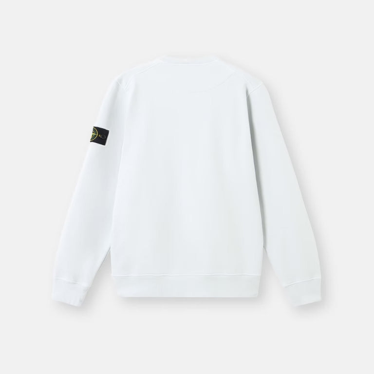 ORGANIC COTTON FLEECE CREW NECK SWEATSHIRT - SKY BLUE