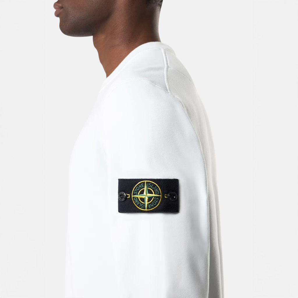 ORGANIC COTTON FLEECE CREW NECK SWEATSHIRT - SKY BLUE