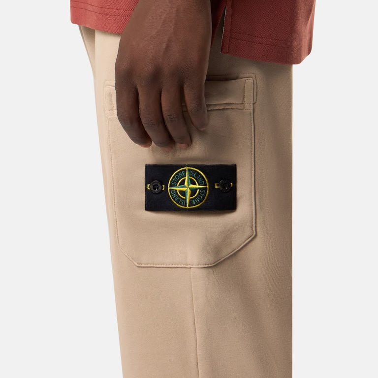 ORGANIC COTTON FLEECE JOGGER - DESERT