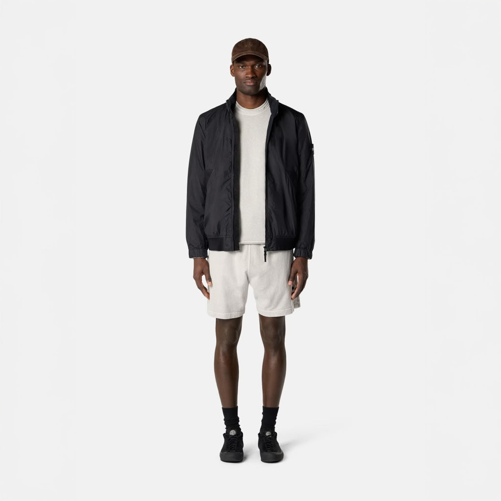 MALFILÉ FLEECE JOGGER SHORTS - PEARL GREY