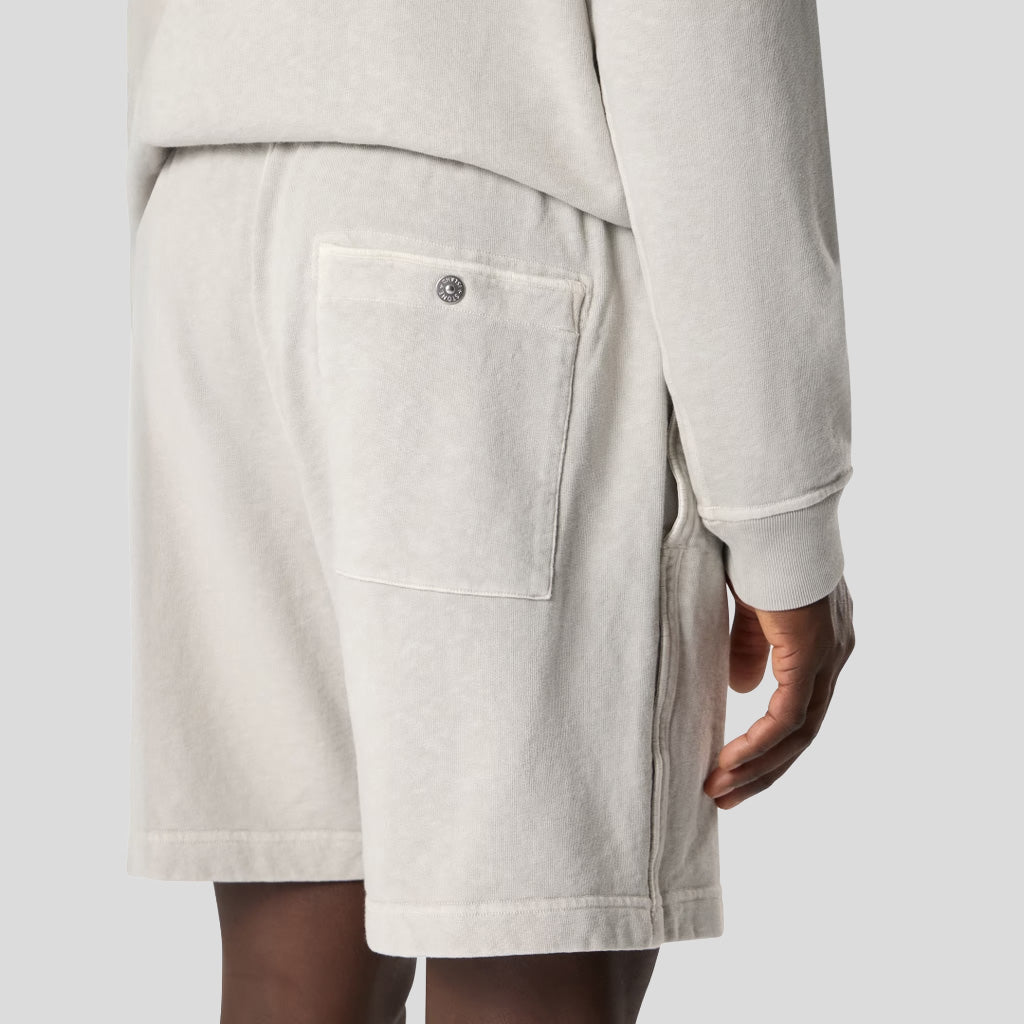 MALFILÉ FLEECE JOGGER SHORTS - PEARL GREY
