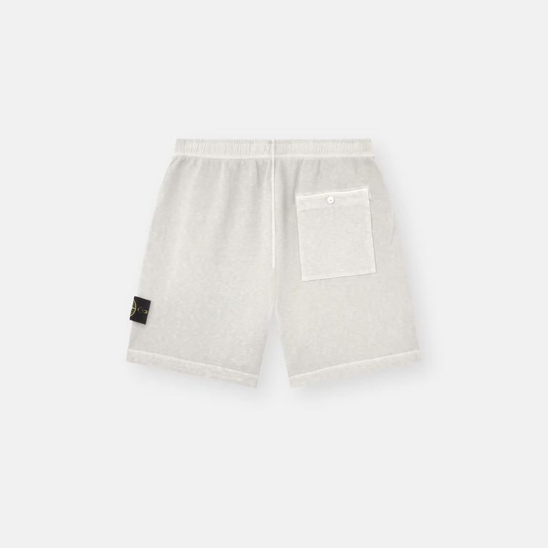 MALFILÉ FLEECE JOGGER SHORTS - PEARL GREY