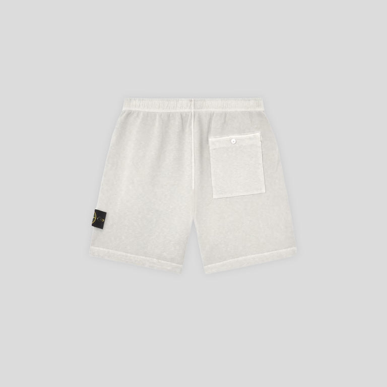 MALFILÉ FLEECE JOGGER SHORTS - PEARL GREY