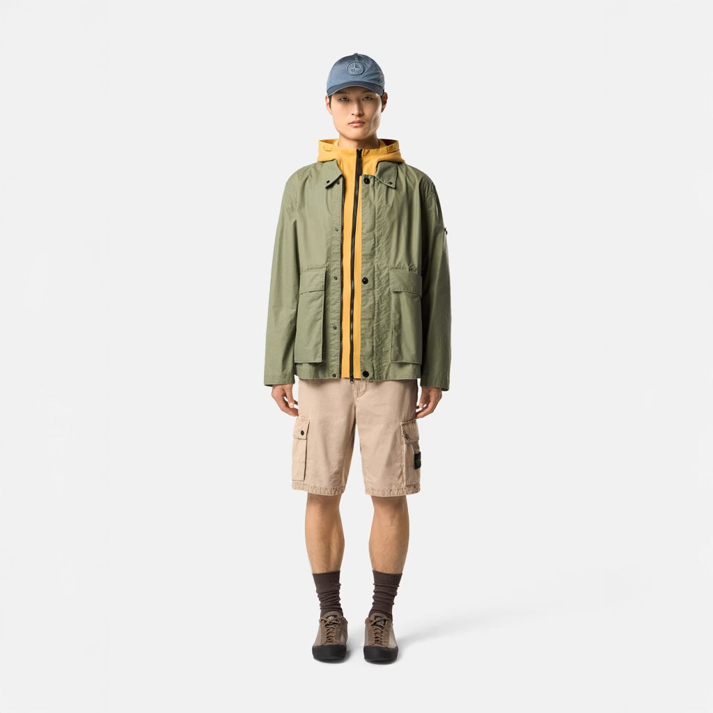 ORGANIC COTTON CARGO SHORTS - DESERT