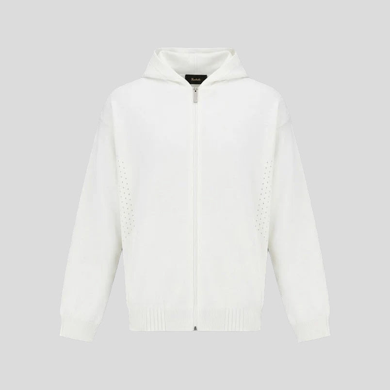 COTTON HOODIE - BIANCO