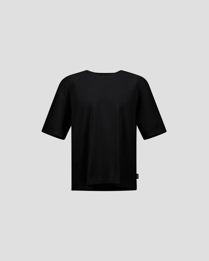Laminar cotton crew short sleeve tee - Black