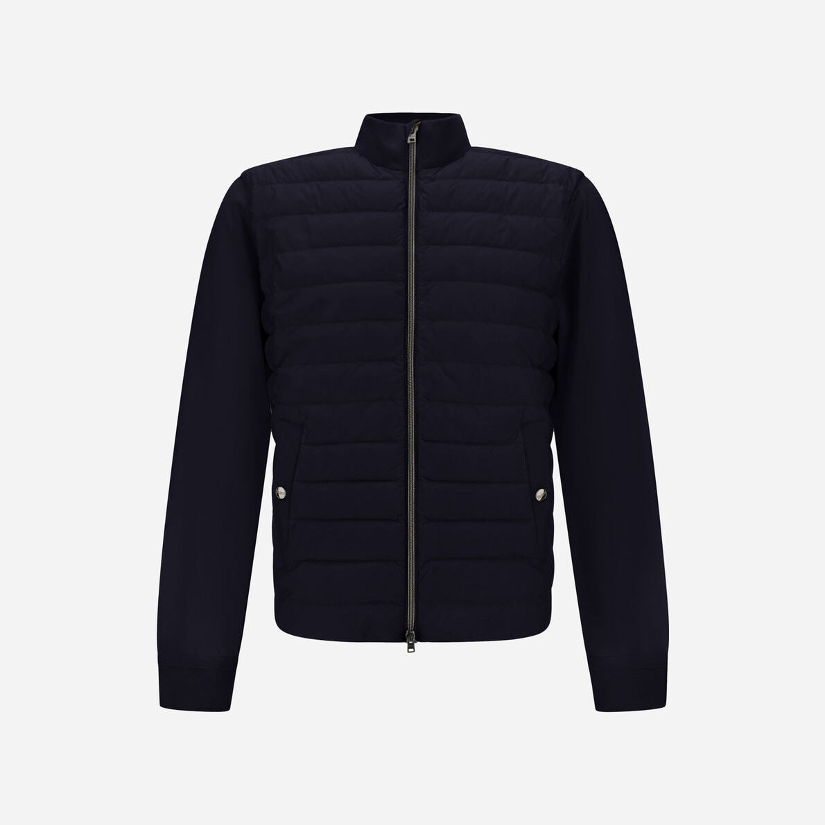 CARDIGAN IN WOOL SILK AND ECOAGE