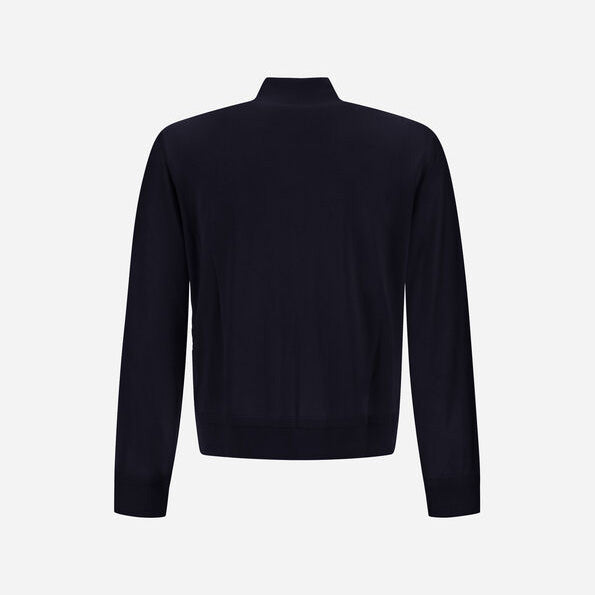 CARDIGAN IN WOOL SILK AND ECOAGE