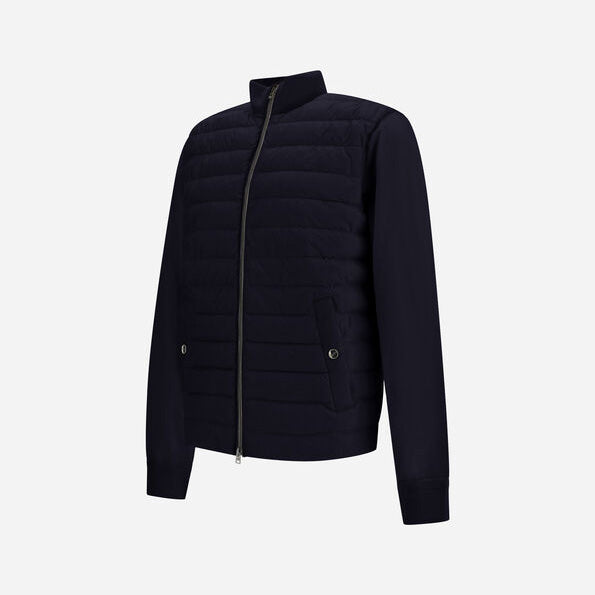 CARDIGAN IN WOOL SILK AND ECOAGE