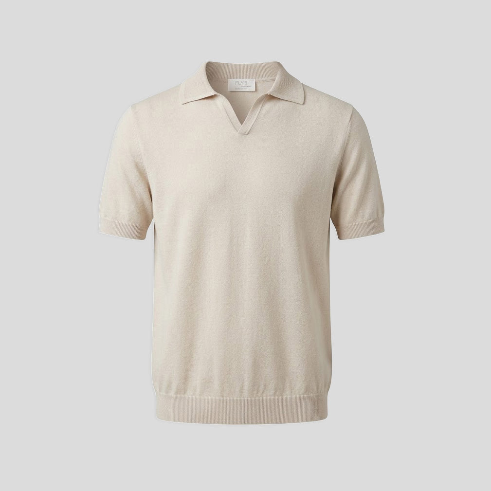JOHNNY COLLAR POLO SHIRT - TERRA DI SIENA