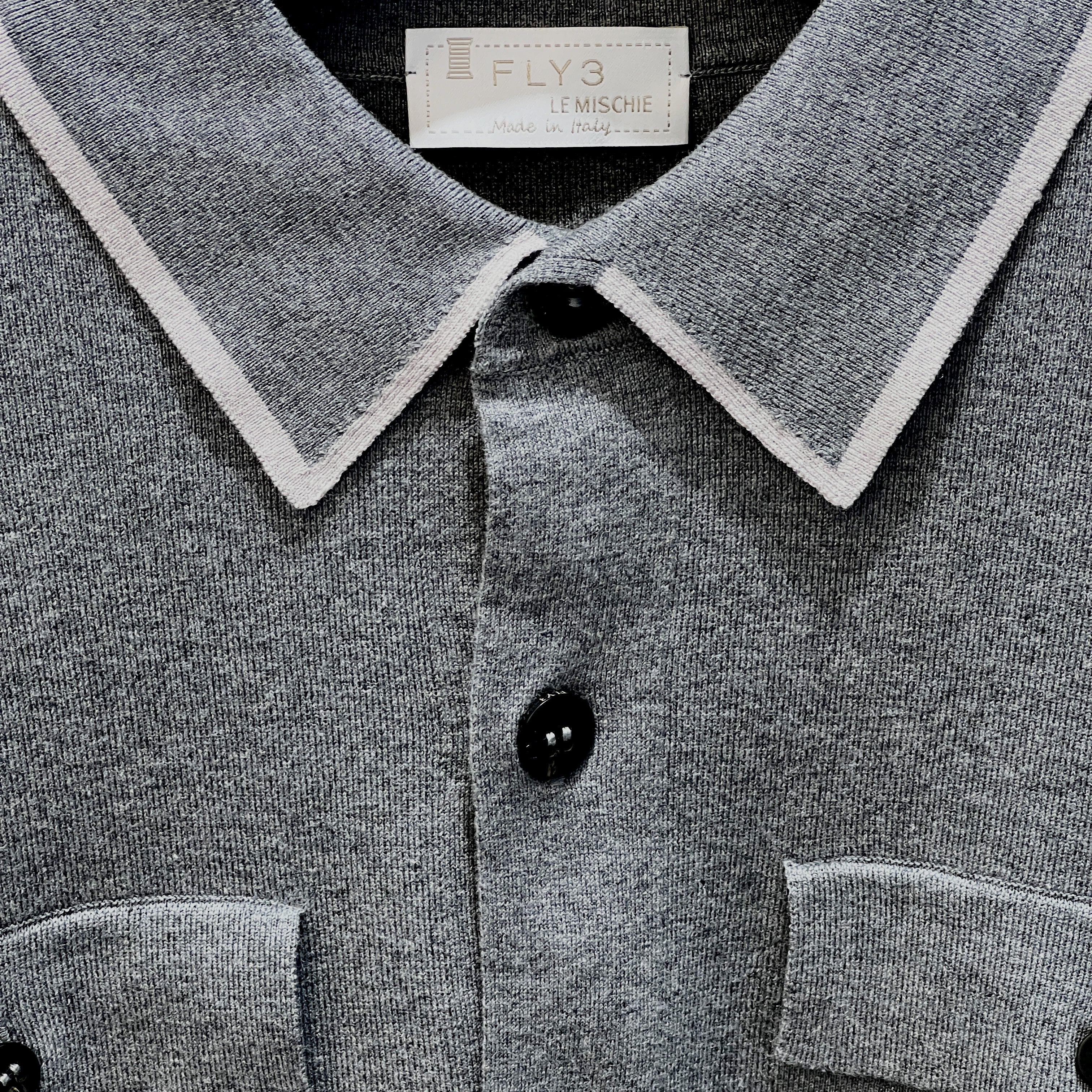 BUTTON DOWN OVERSHIRT - ARGILLA