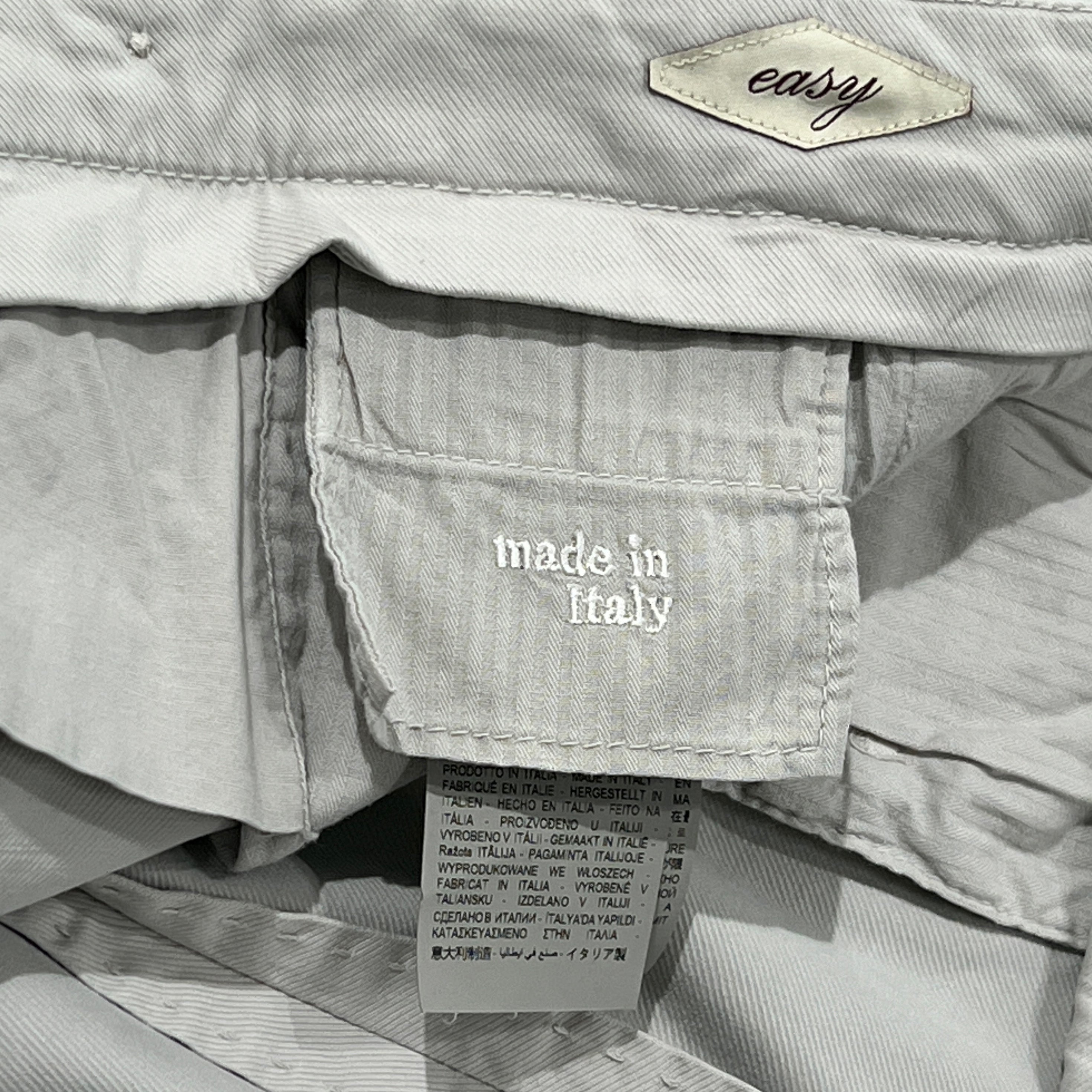 NAVIGLIO CHINO TROUSERS - LIGHT GREY