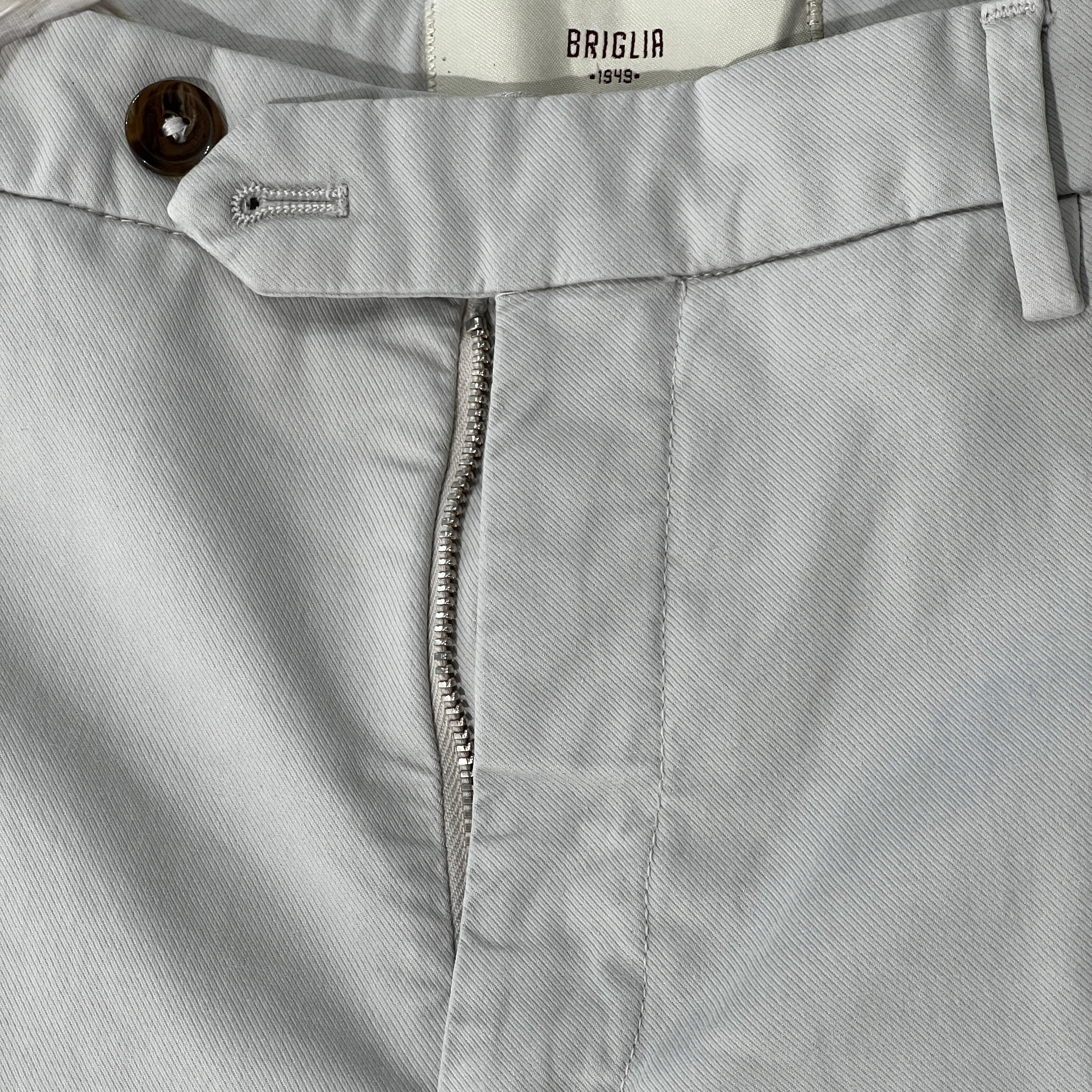 NAVIGLIO CHINO TROUSERS - LIGHT GREY
