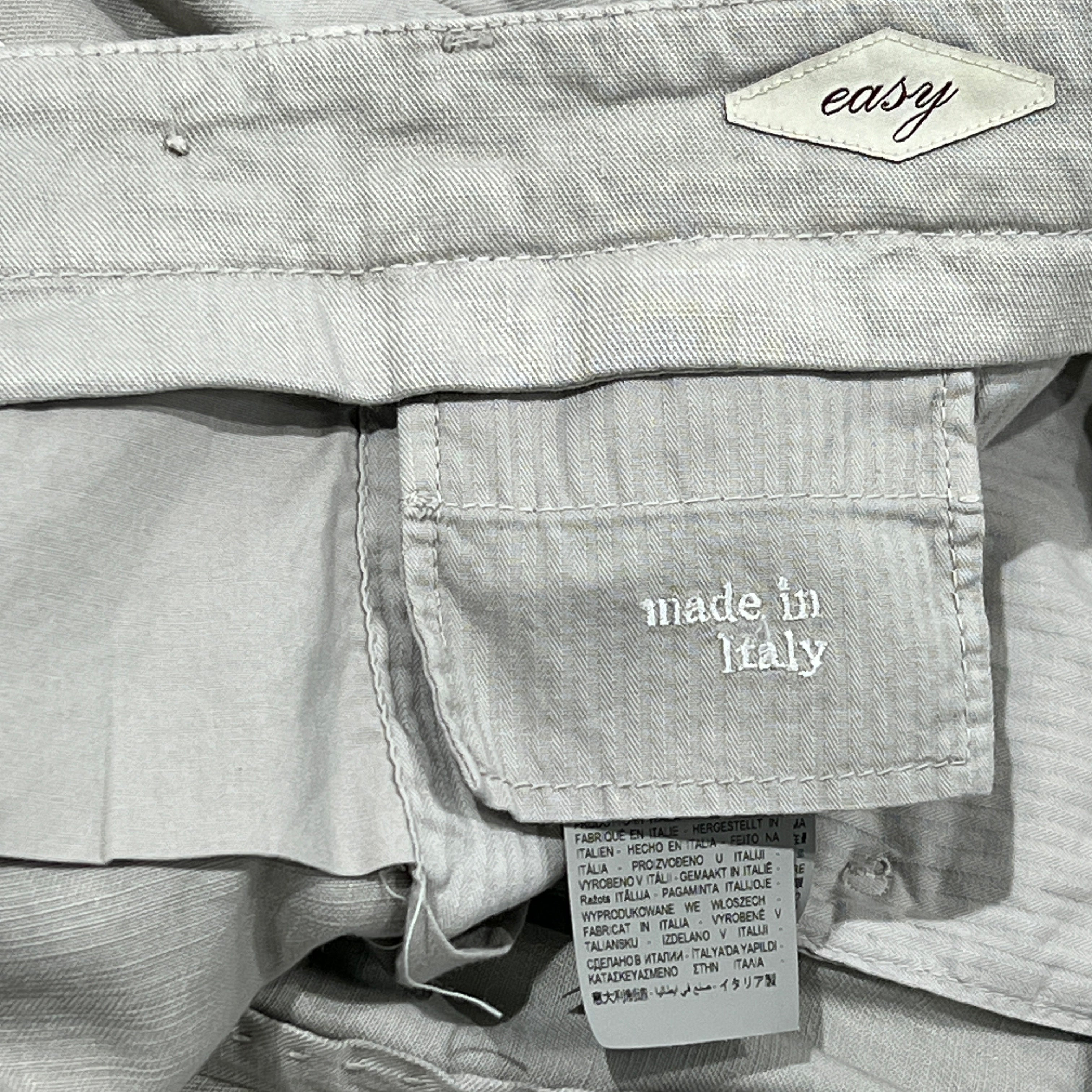 NAVIGLIO CHINO TROUSERS - LIGHT GREY